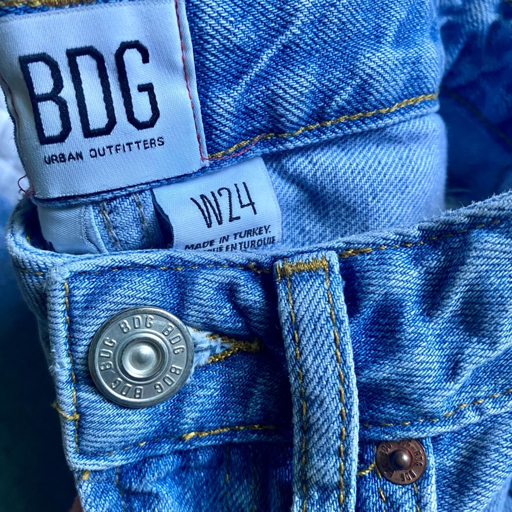 BDG. Medium Wash High-Waist Mom Jean.